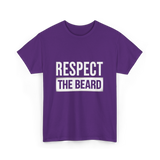 Respect The Beard T-Shirt - Purple