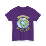 Respect Your Mother Earth Day T-Shirt - Purple