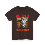 Retired Firefighter Firefighter Retirement T-Shirt - Dark Chocolate