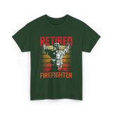 Retired Firefighter Firefighter Retirement T-Shirt - Forest Green