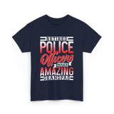 Retired Police Officers Grandpas Cop T-Shirt - Navy