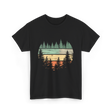 Retro Forest Nature Outdoors T-Shirt - Black