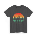 Retro Nature Trees T-Shirt - Dark Heather