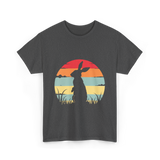 Retro Rabbit Bunny Lover T-Shirt - Dark Heather