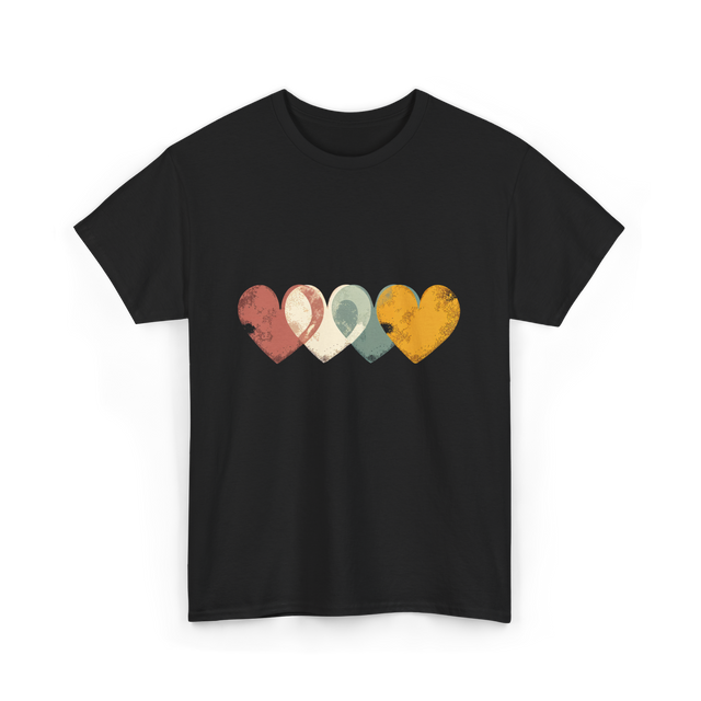 Retro Valentine T-Shirt - Black