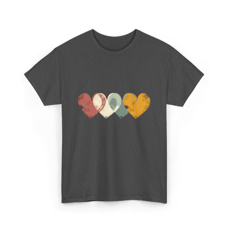 Retro Valentine T-Shirt - Dark Heather