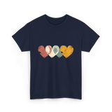 Retro Valentine T-Shirt - Navy