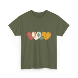 Retro Valentine T-Shirt - Military Green