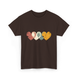 Retro Valentine T-Shirt - Dark Chocolate