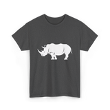 Rhino Design Wildlife Rhinos T-Shirt - Dark Heather