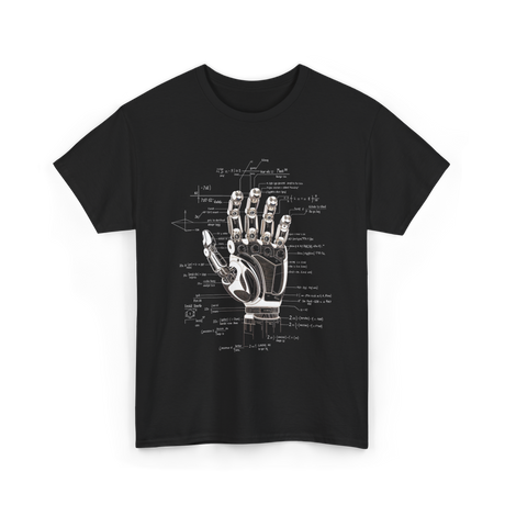 Robot Engineer Hand Robotics T-Shirt - Black