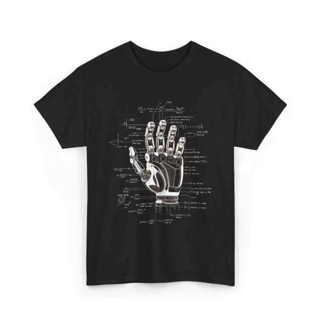 Robot Engineer Hand Robotics T-Shirt - Black