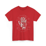 Robot Engineer Hand Robotics T-Shirt - Red