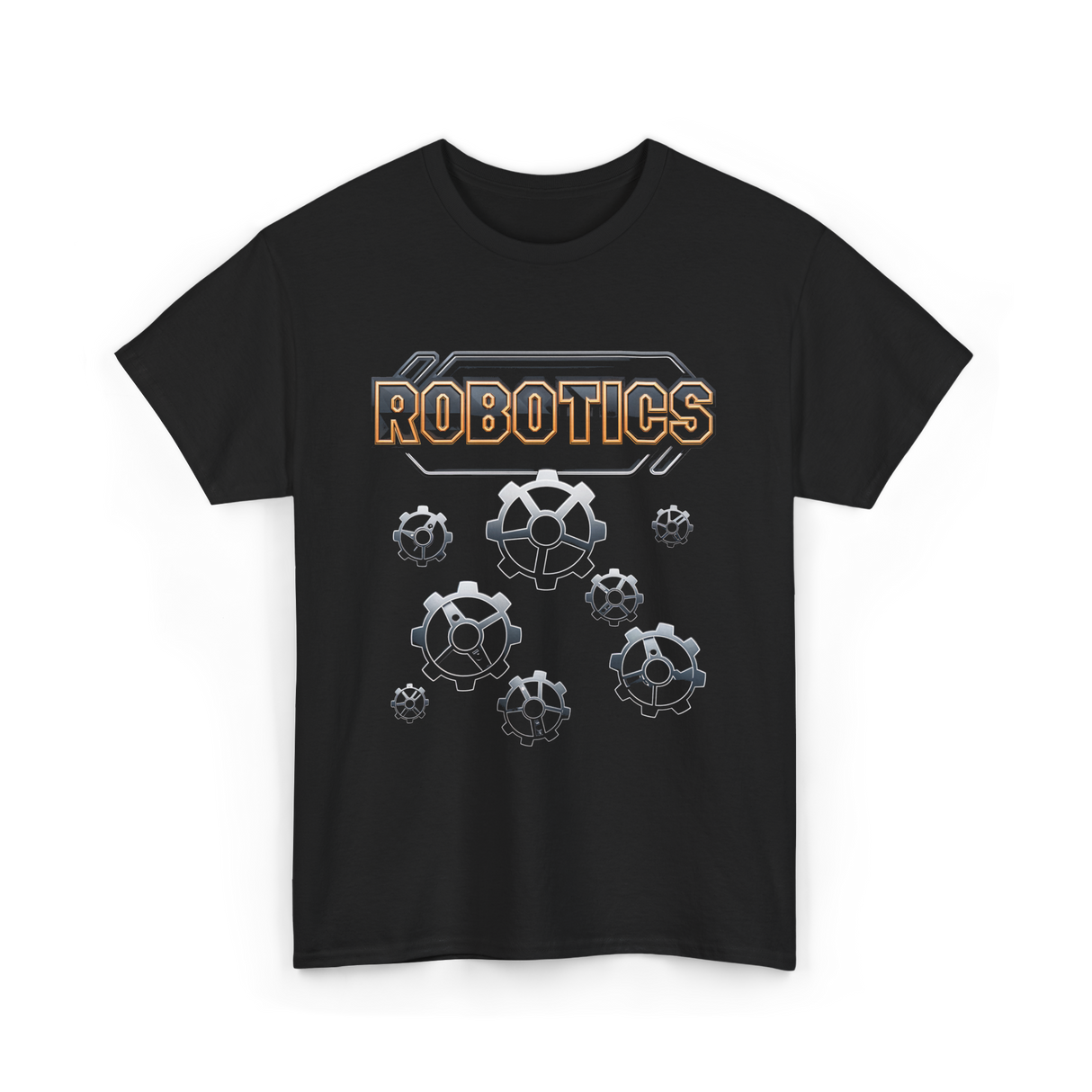 Robotics Gears Robotics Engineer T-Shirt - Black