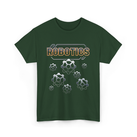 Robotics Gears Robotics Engineer T-Shirt - Forest Green