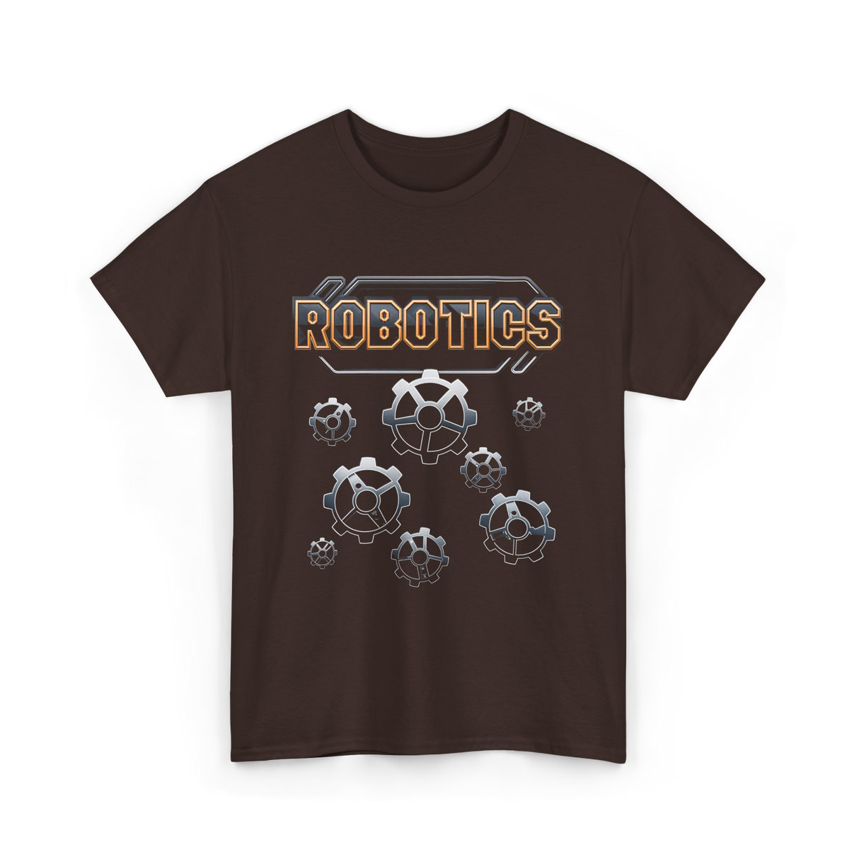 Robotics Gears Robotics Engineer T-Shirt - Dark Chocolate