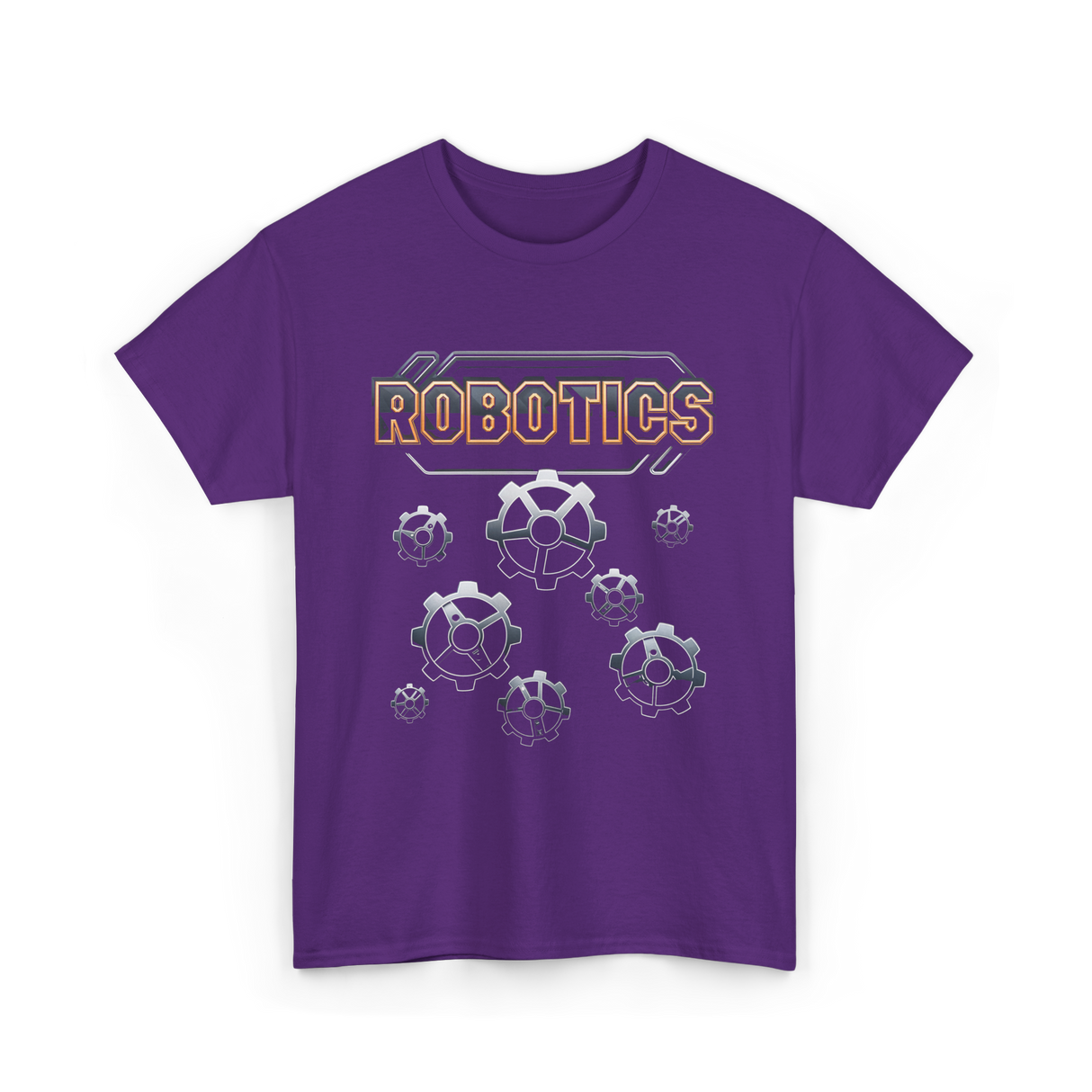 Robotics Gears Robotics Engineer T-Shirt - Purple