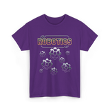 Robotics Gears Robotics Engineer T-Shirt - Purple