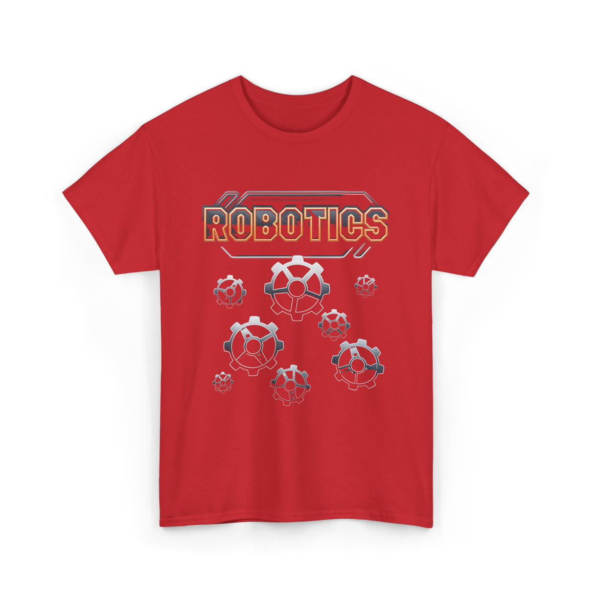 Robotics Gears Robotics Engineer T-Shirt - Red