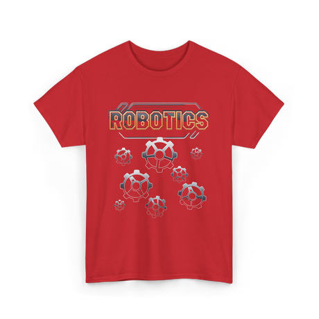 Robotics Gears Robotics Engineer T-Shirt - Red