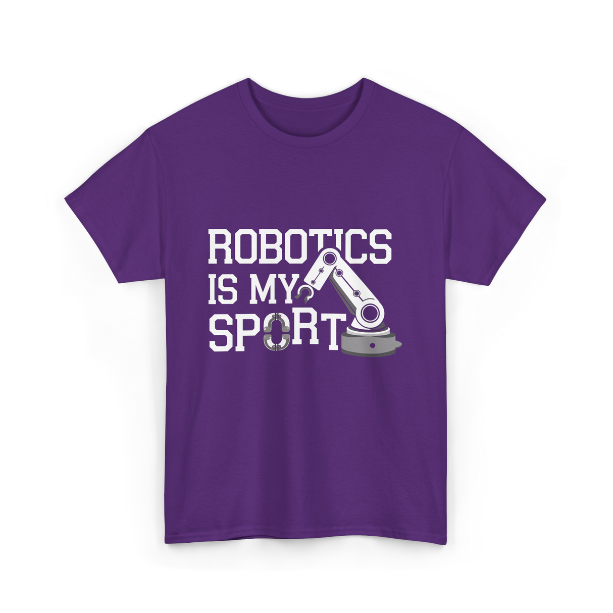 Robotics Is My Sport Robotics T-Shirt - Purple