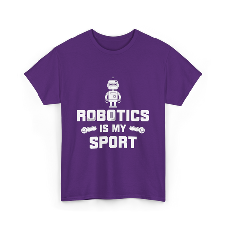 Robotics is My Sport Robotics T-Shirt - Purple