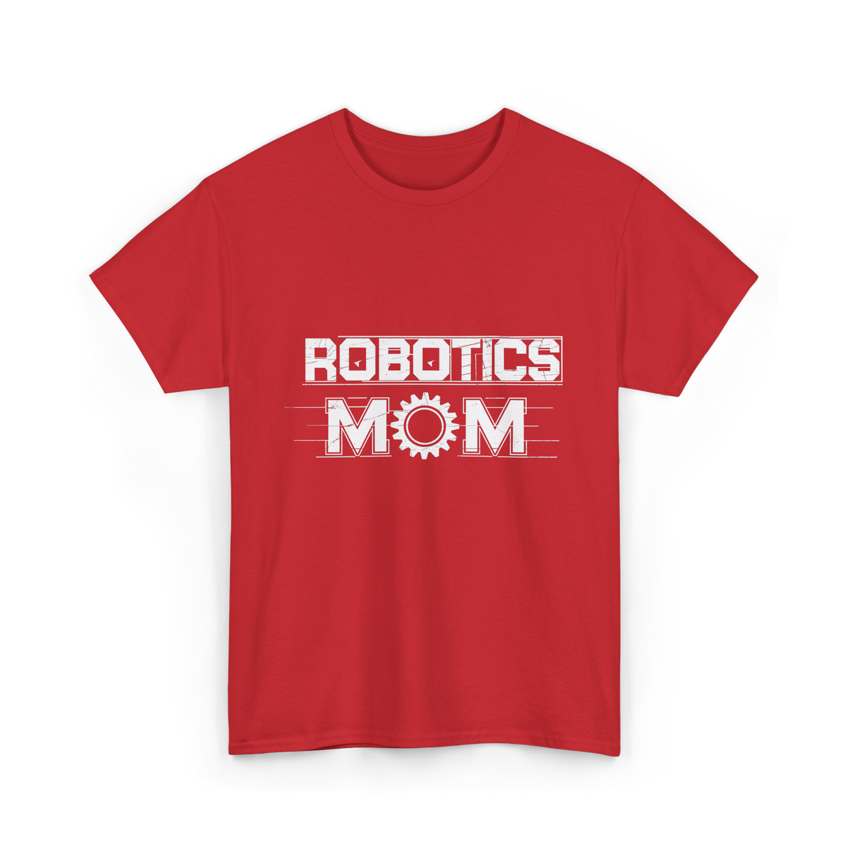 Robotics Mom Robotics Engineer T-Shirt - Red