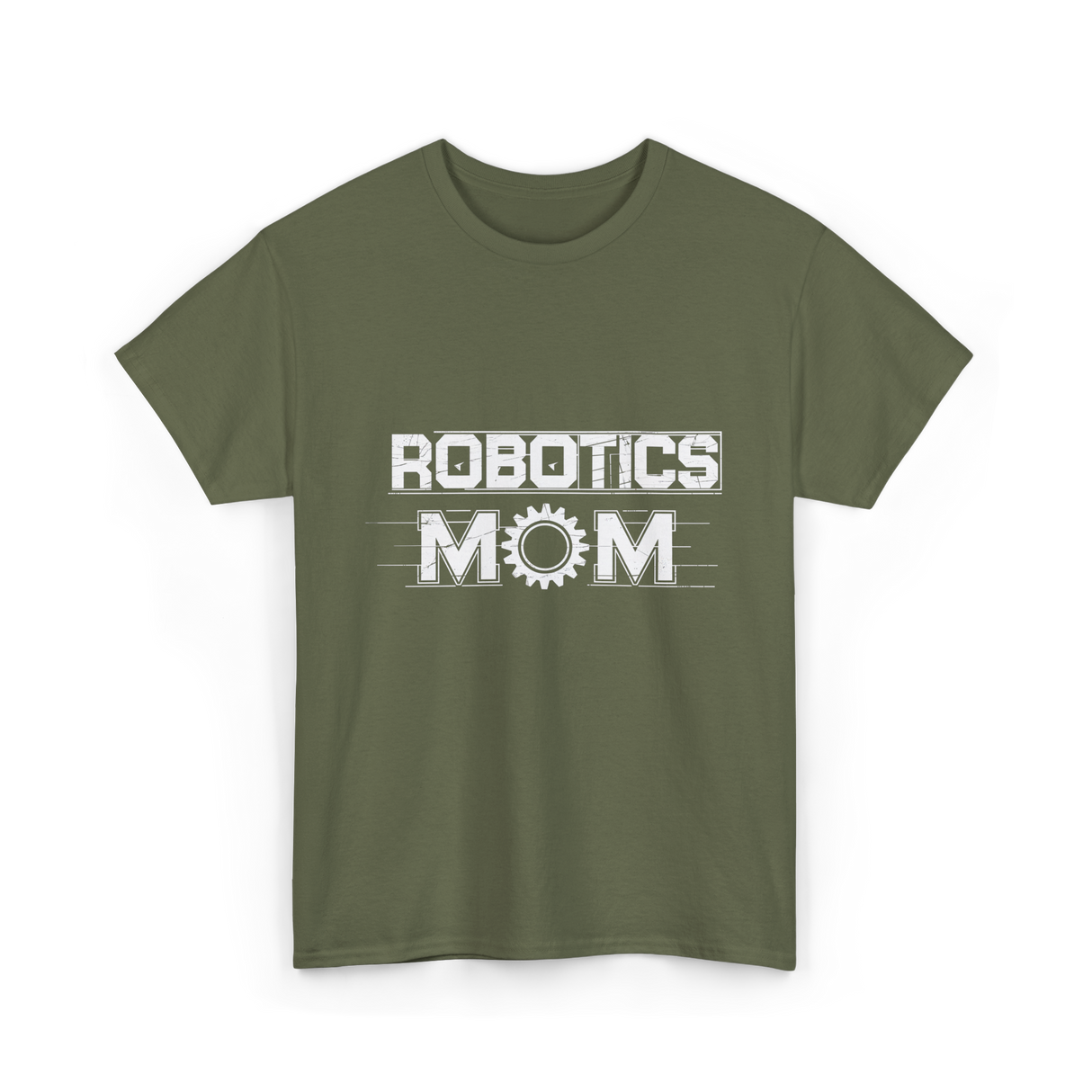 Robotics Mom Robotics Engineer T-Shirt - Military Green