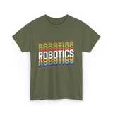 Robotics Retro Robotics Engineer T-Shirt - Military Green