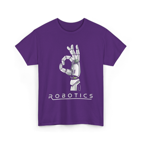 Robotics Robotic Engineer T-Shirt - Purple