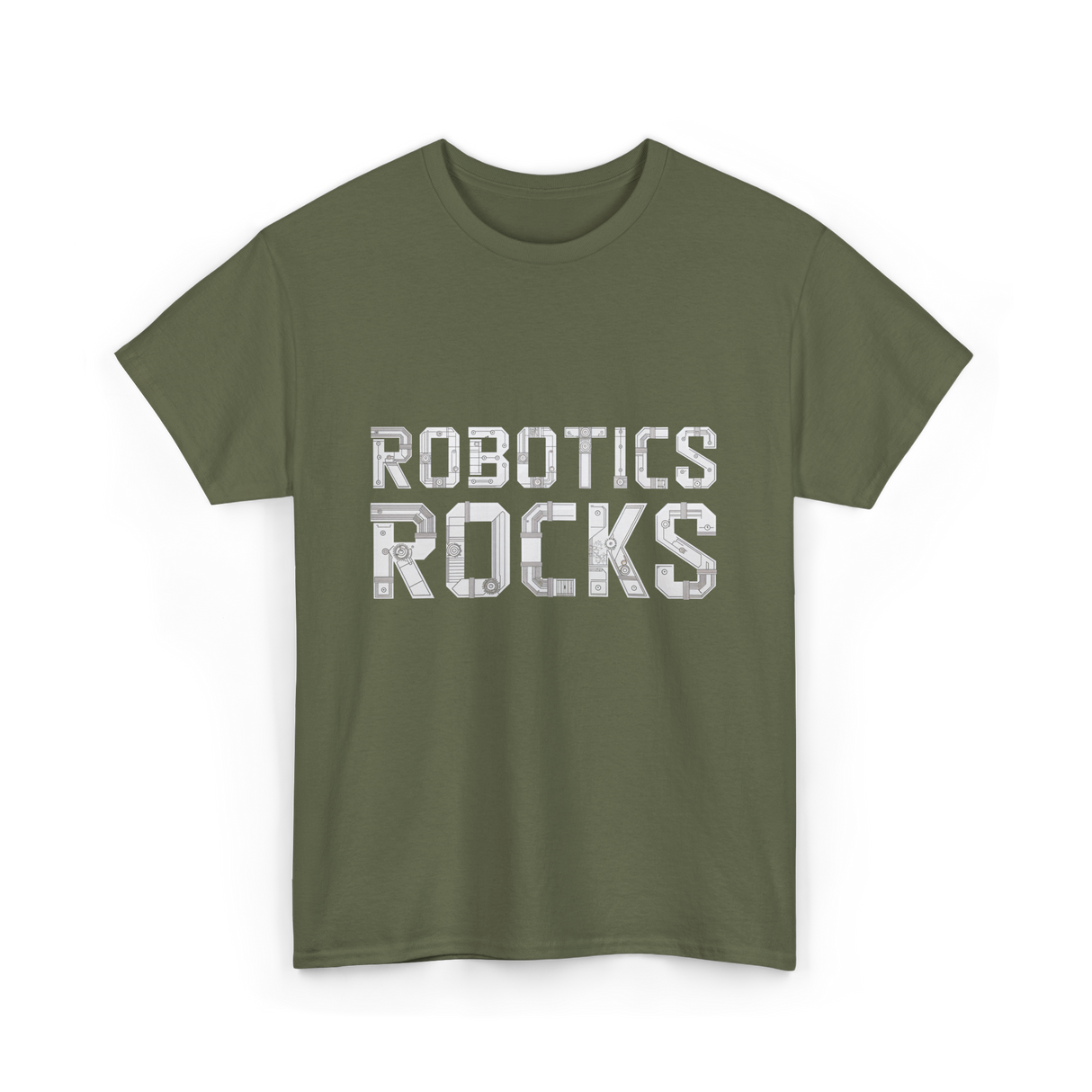 Robotics Rocks Robotics Engineer T-Shirt - Military Green