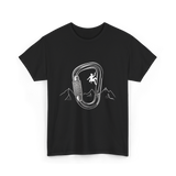 Rock Climbing Carabiner Climber T-Shirt - Black