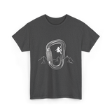 Rock Climbing Carabiner Climber T-Shirt - Dark Heather