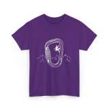 Rock Climbing Carabiner Climber T-Shirt - Purple