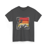 Rock Climbing Retro Adventure T-Shirt - Dark Heather