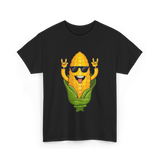 Rockin Corn Corn Lovers T-Shirt - Black