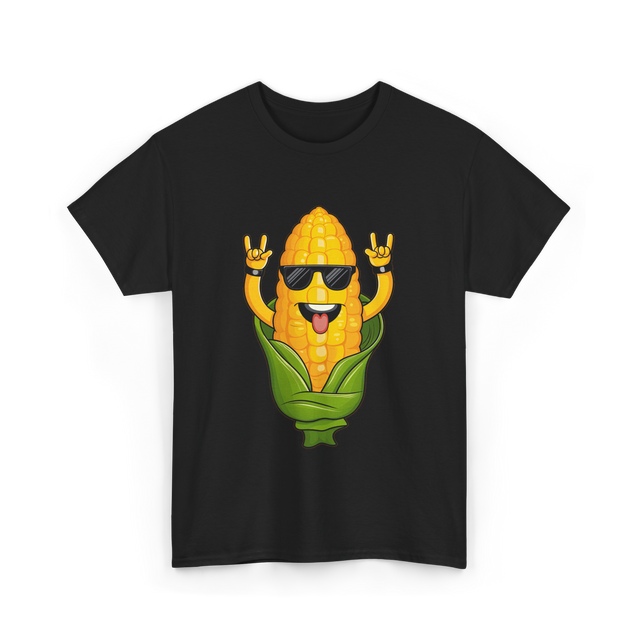 Rockin Corn Corn Lovers T-Shirt - Black