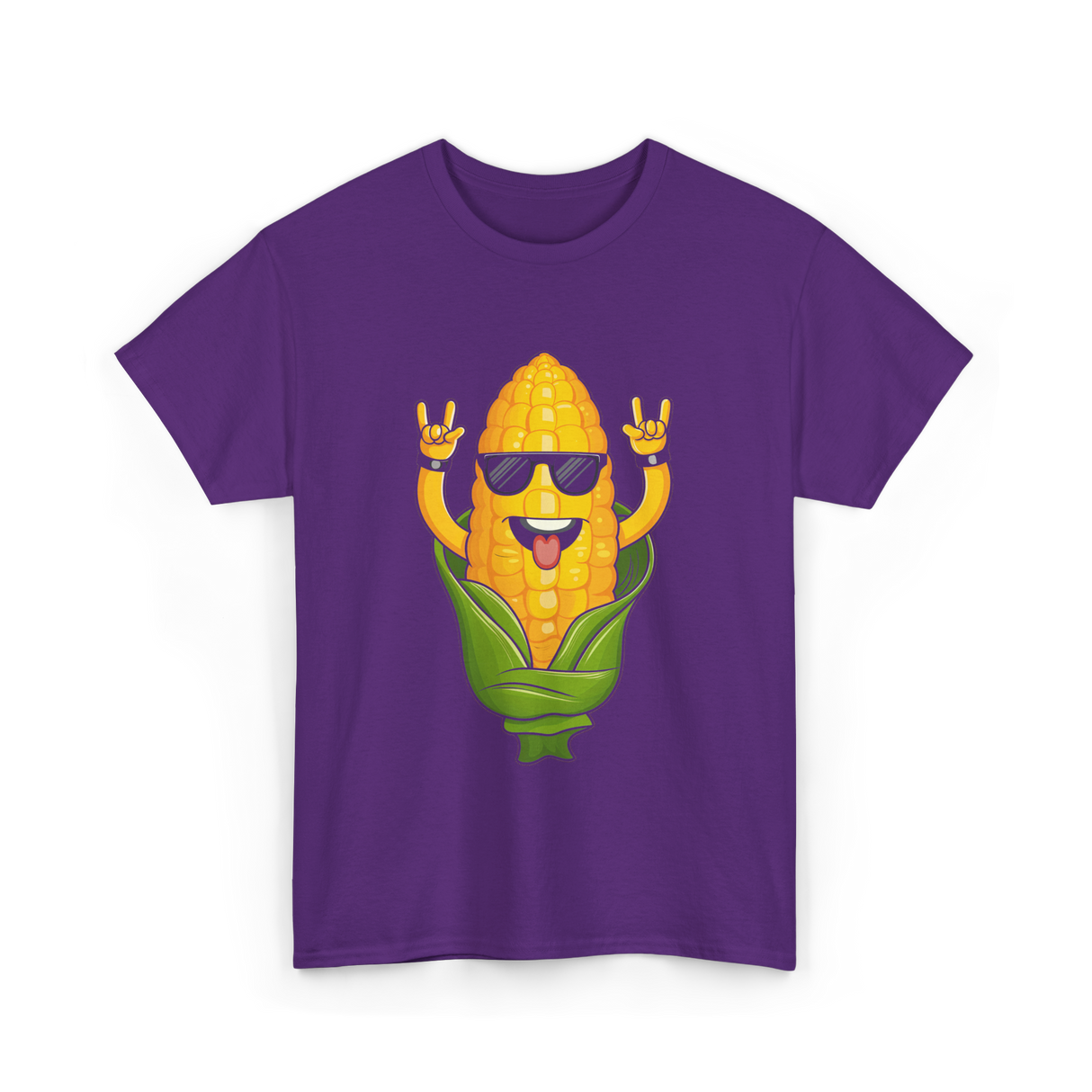 Rockin Corn Corn Lovers T-Shirt - Purple