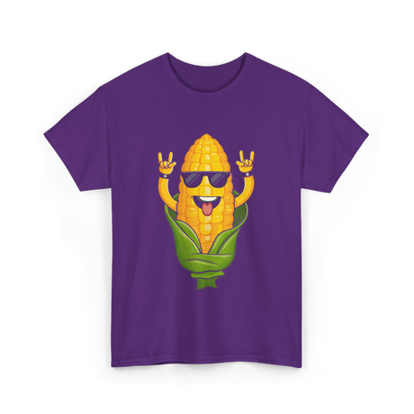 Rockin Corn Corn Lovers T-Shirt - Purple