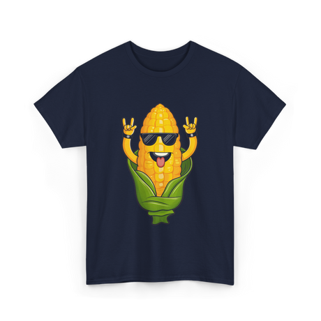 Rockin Corn Corn Lovers T-Shirt - Navy