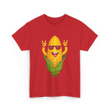 Rockin Corn Corn Lovers T-Shirt - Red