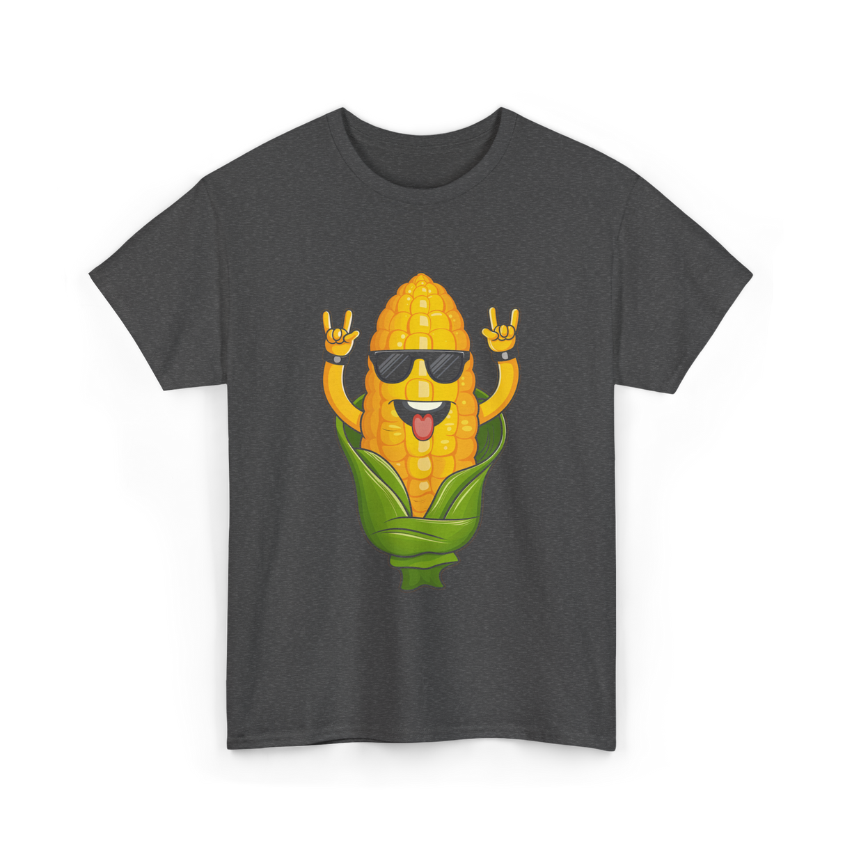 Rockin Corn Corn Lovers T-Shirt - Dark Heather