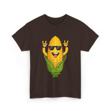 Rockin Corn Corn Lovers T-Shirt - Dark Chocolate