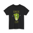 Romaine Calm Gardening Lettuce T-Shirt - Black