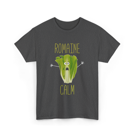 Romaine Calm Gardening Lettuce T-Shirt - Dark Heather