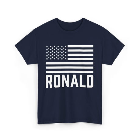 Ronald Birthday Name Celebration T-Shirt - Navy