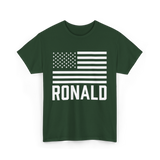 Ronald Birthday Name Celebration T-Shirt - Forest Green