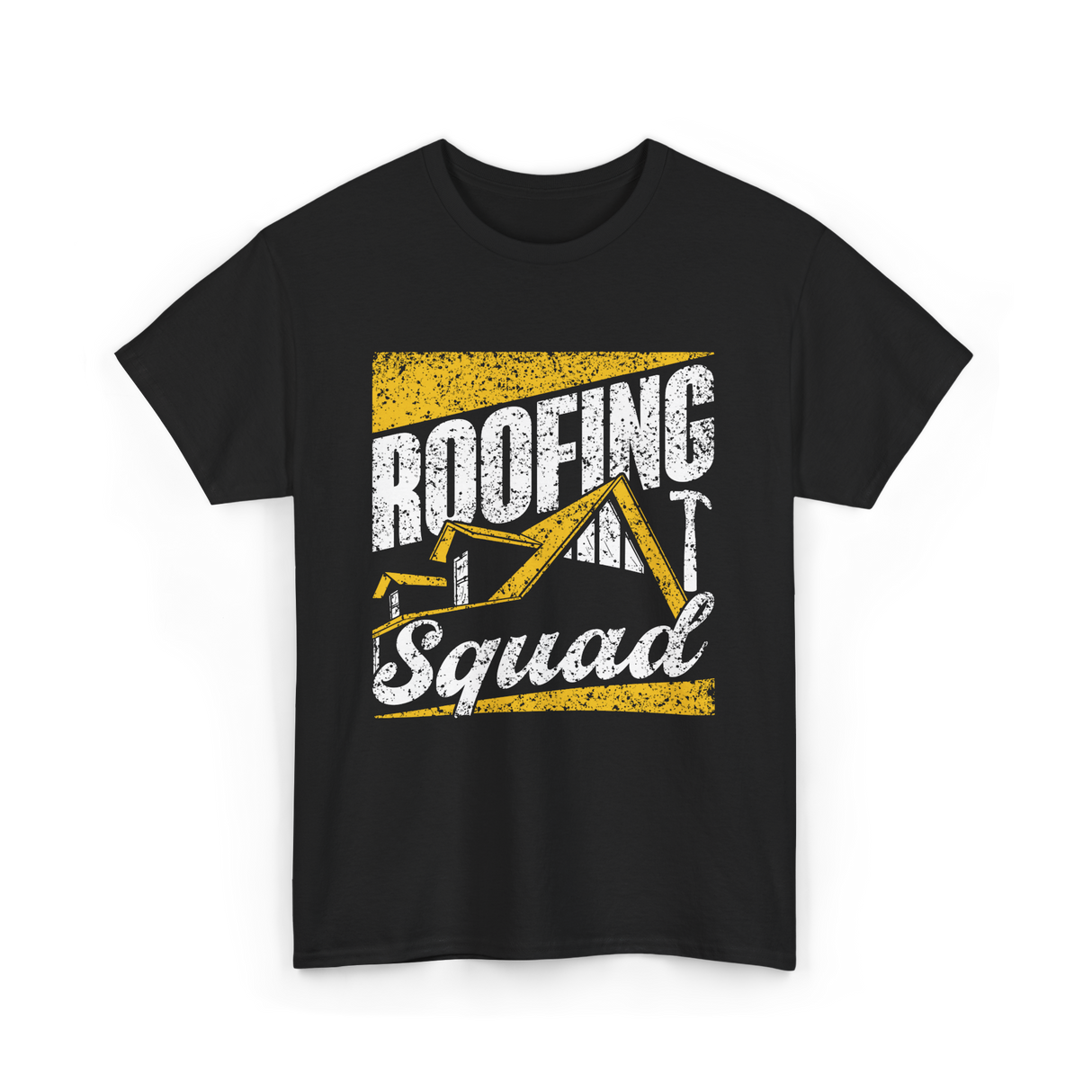 Roofing Squad Roofer Roofing Team T-Shirt - Black