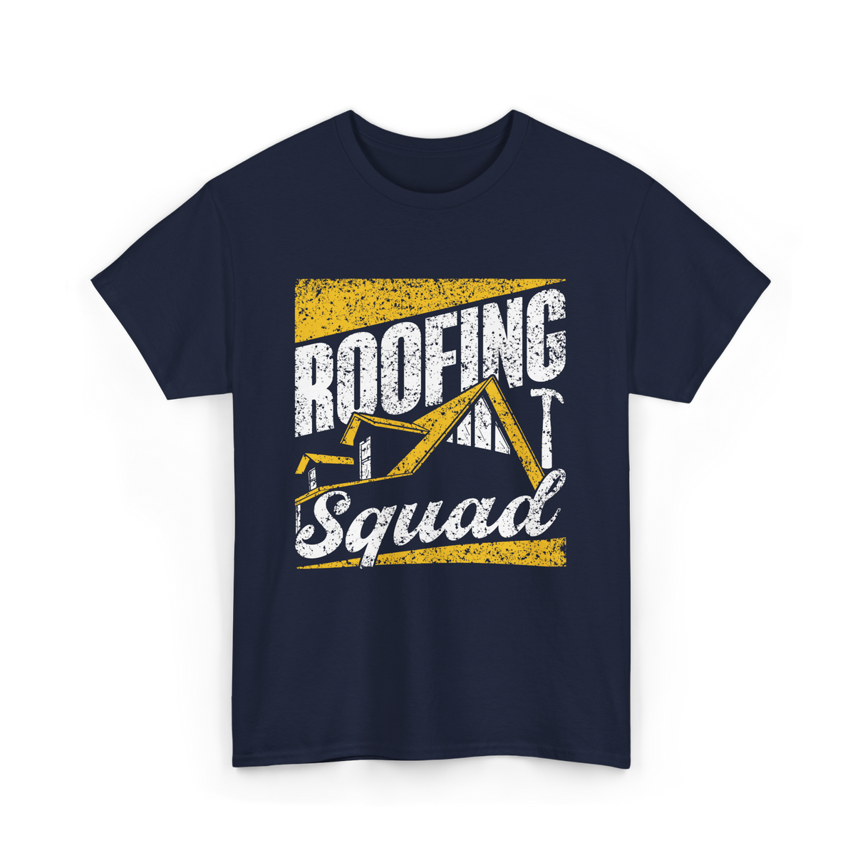 Roofing Squad Roofer Roofing Team T-Shirt - Navy