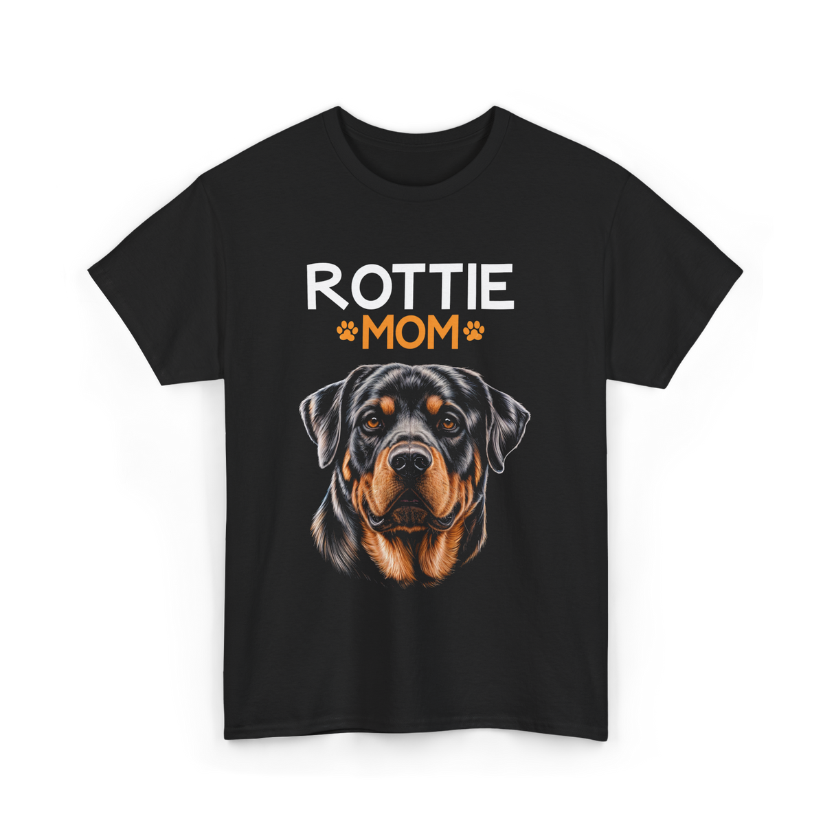 Rottie Mom Rottweiler Dog T-Shirt - Black